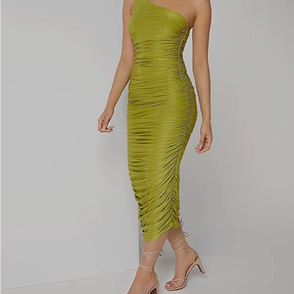 Maxi ruched dress